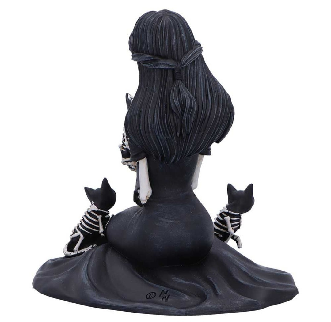 Eternal Affection Ornament - Skeleton Cats