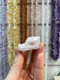 Rose Quartz Dragon Crystal Carving