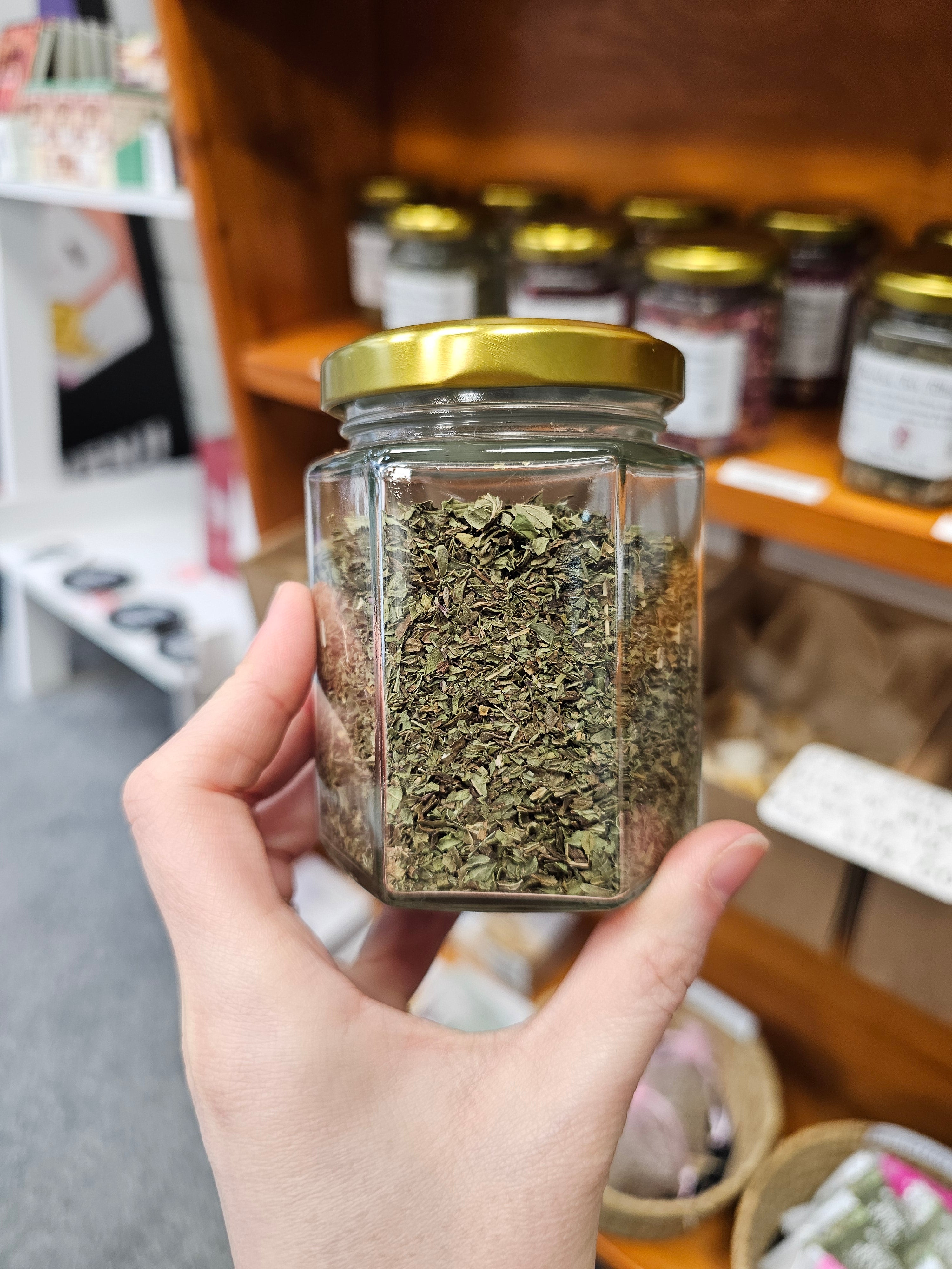 Peppermint Herb Jar