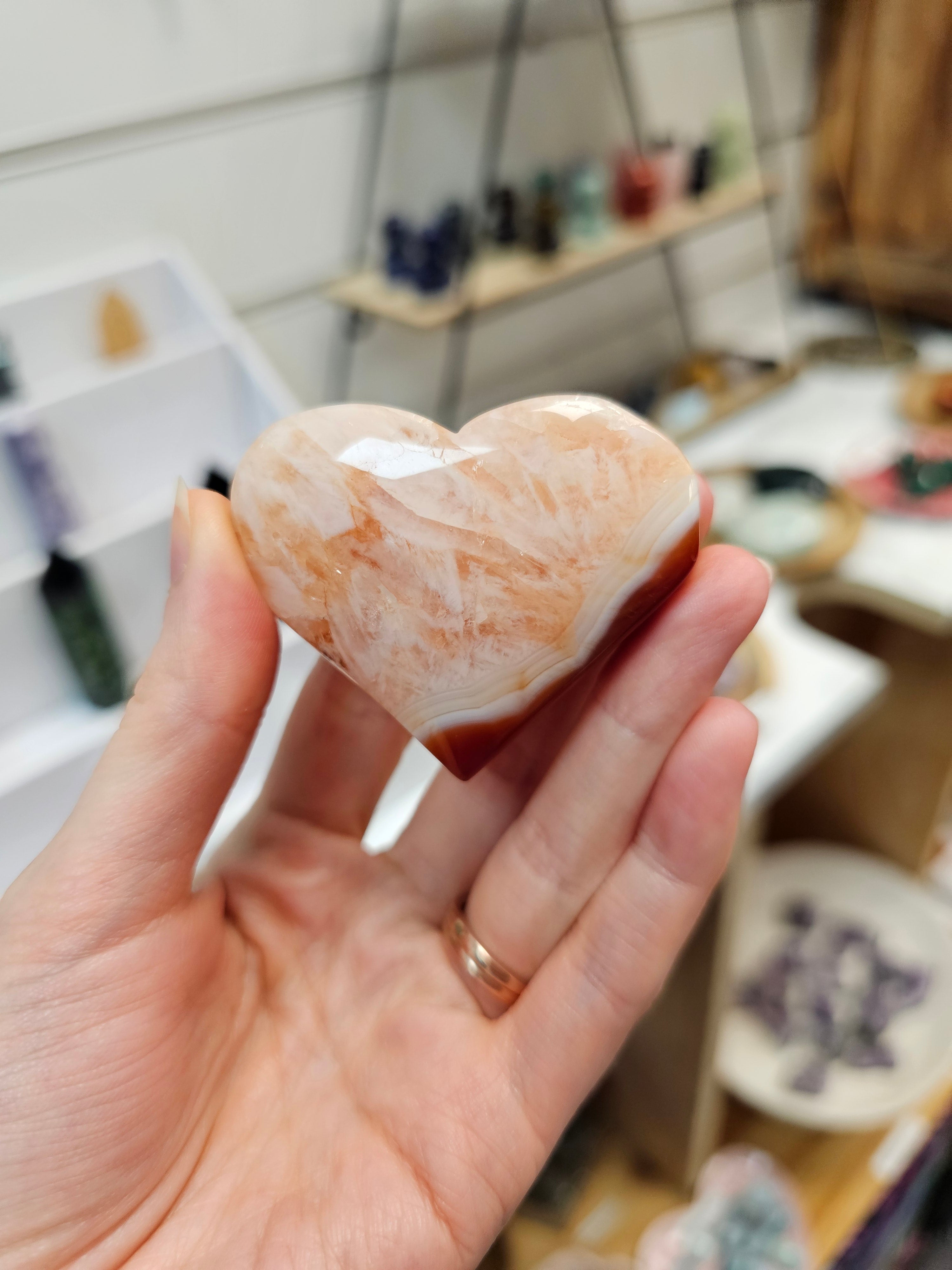 Carnelian Heart Crystal