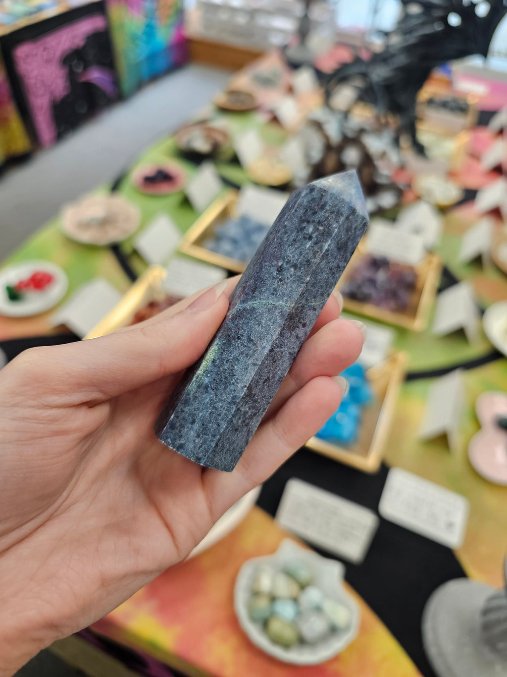 Ruby In Kyanite Crystal Tower