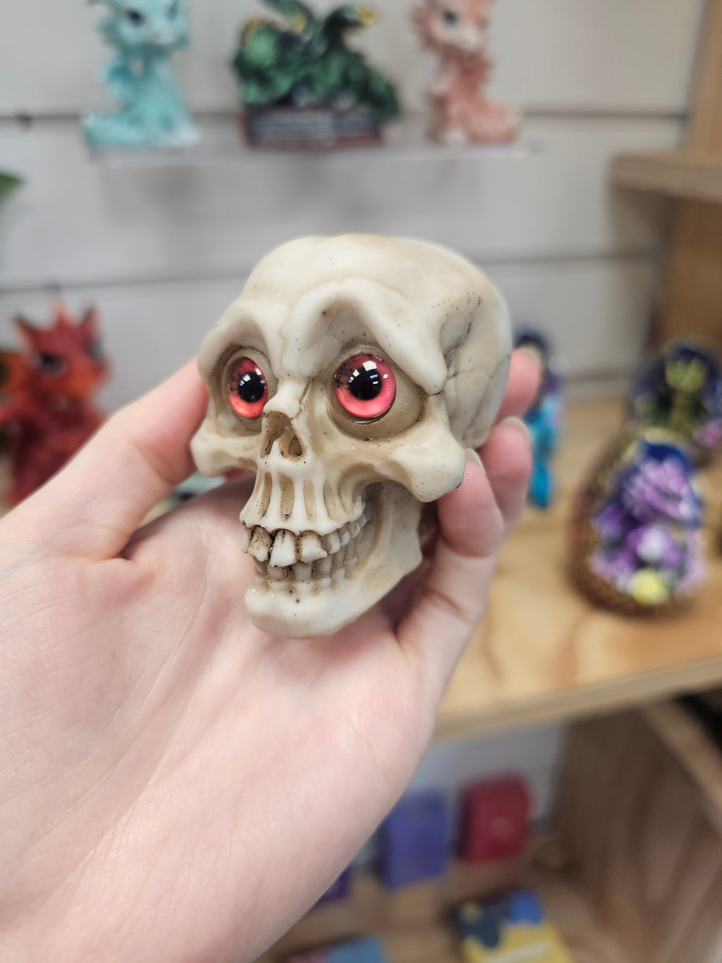 Skull - Eyes Wide Open (Red)