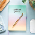 Daily Pastel Gratitude Journal With Crystal Pen