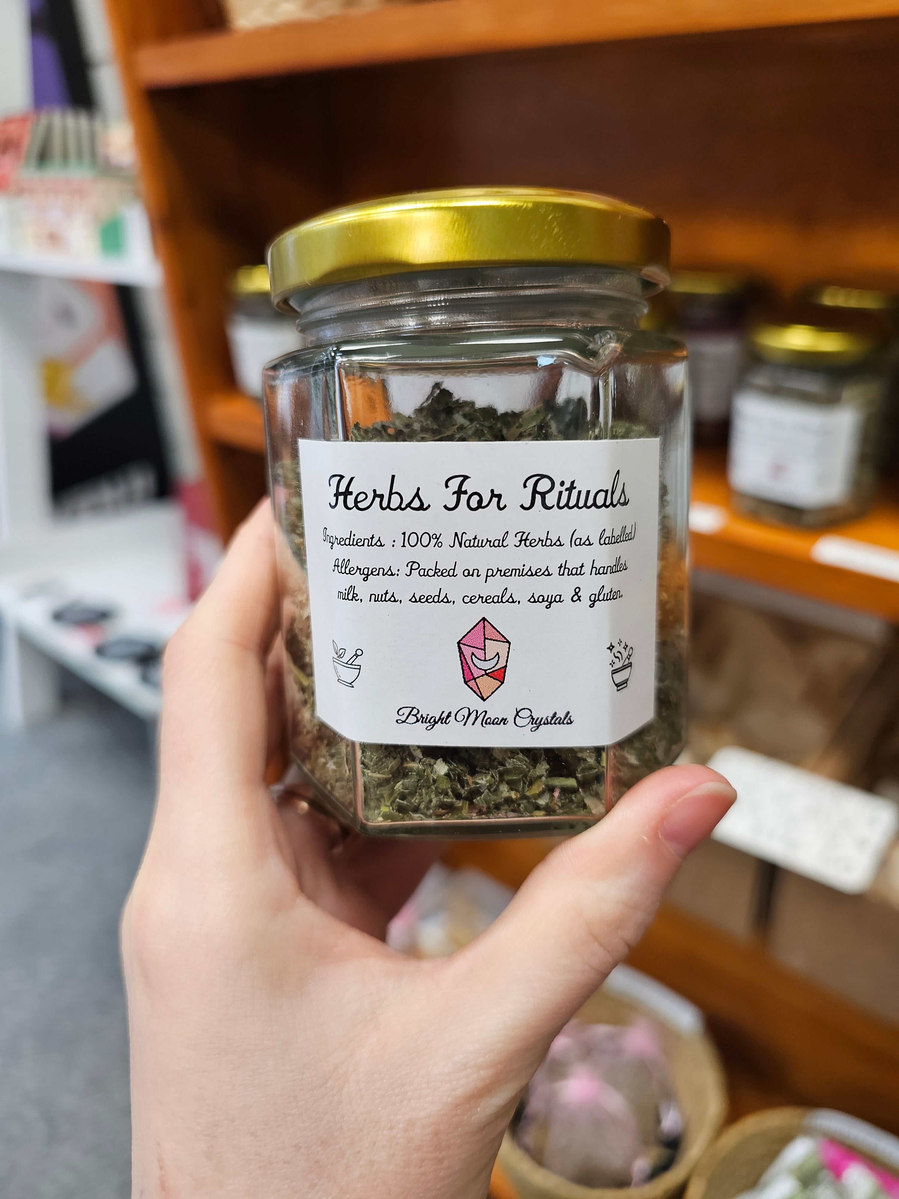 Raspberry Leaf Herb Jar