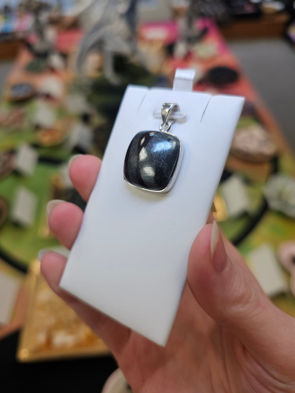 Ancestralite Crystal 925 Silver Pendant