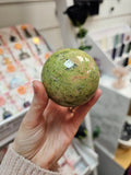 Unakite Crystal Sphere