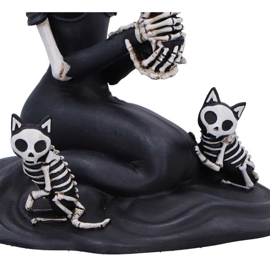 Eternal Affection Ornament - Skeleton Cats