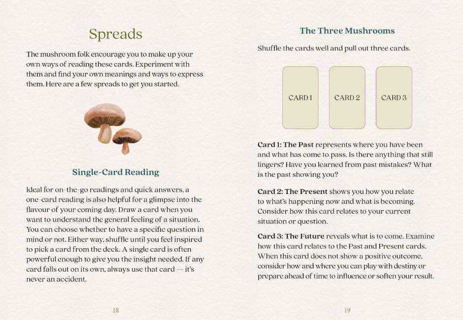 Mushroom Folk Oracle Card Deck