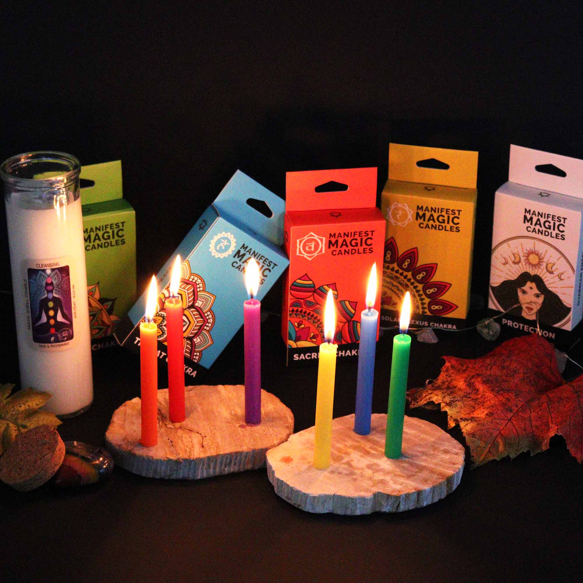 Manifest Magic Chakra Candles