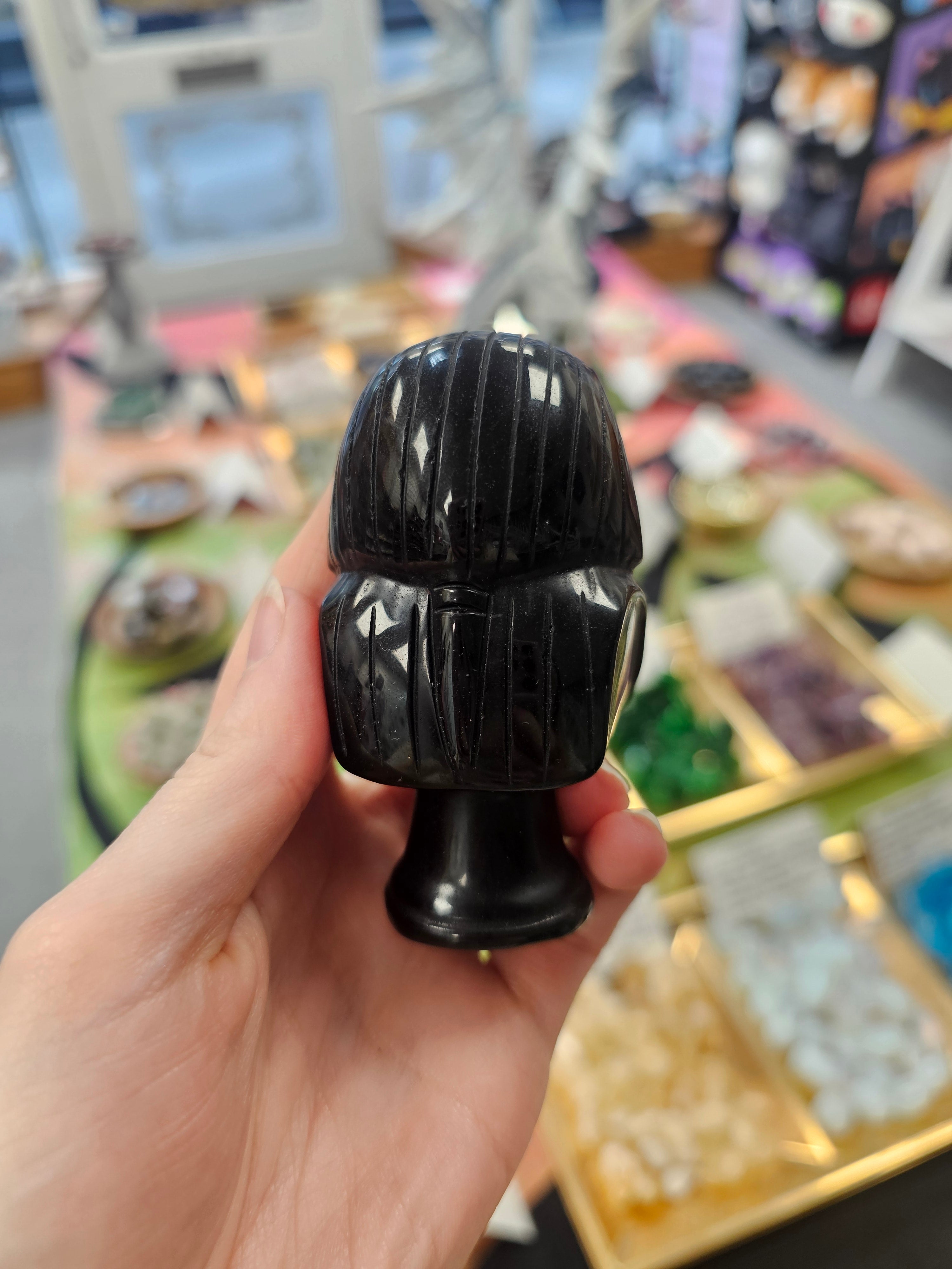 Tutankhamun Obsidian Crystal Carving