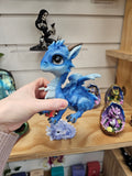Blue Ice Dragon Ornament