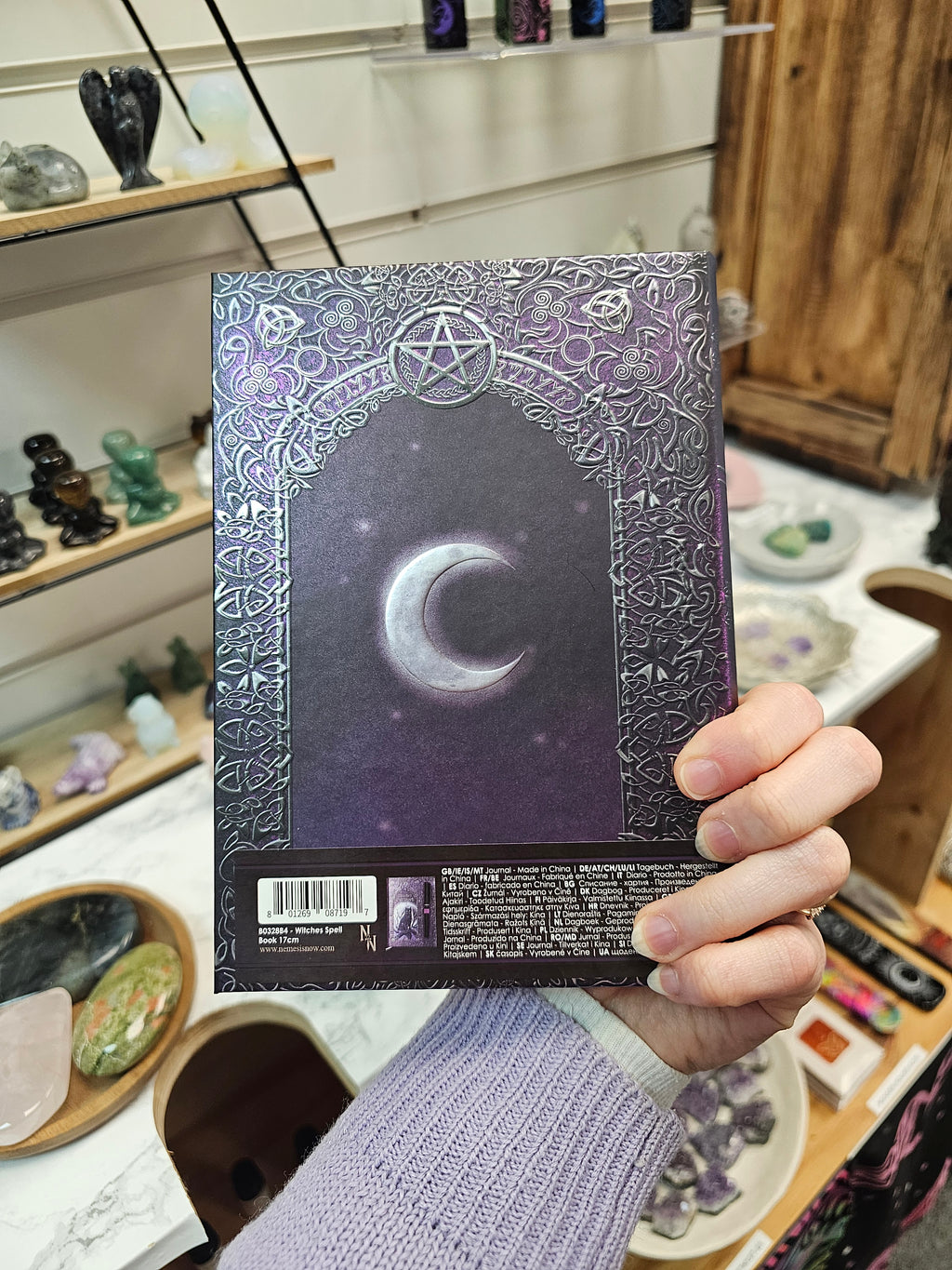 Witches Spellbook Cat & Pen Journal