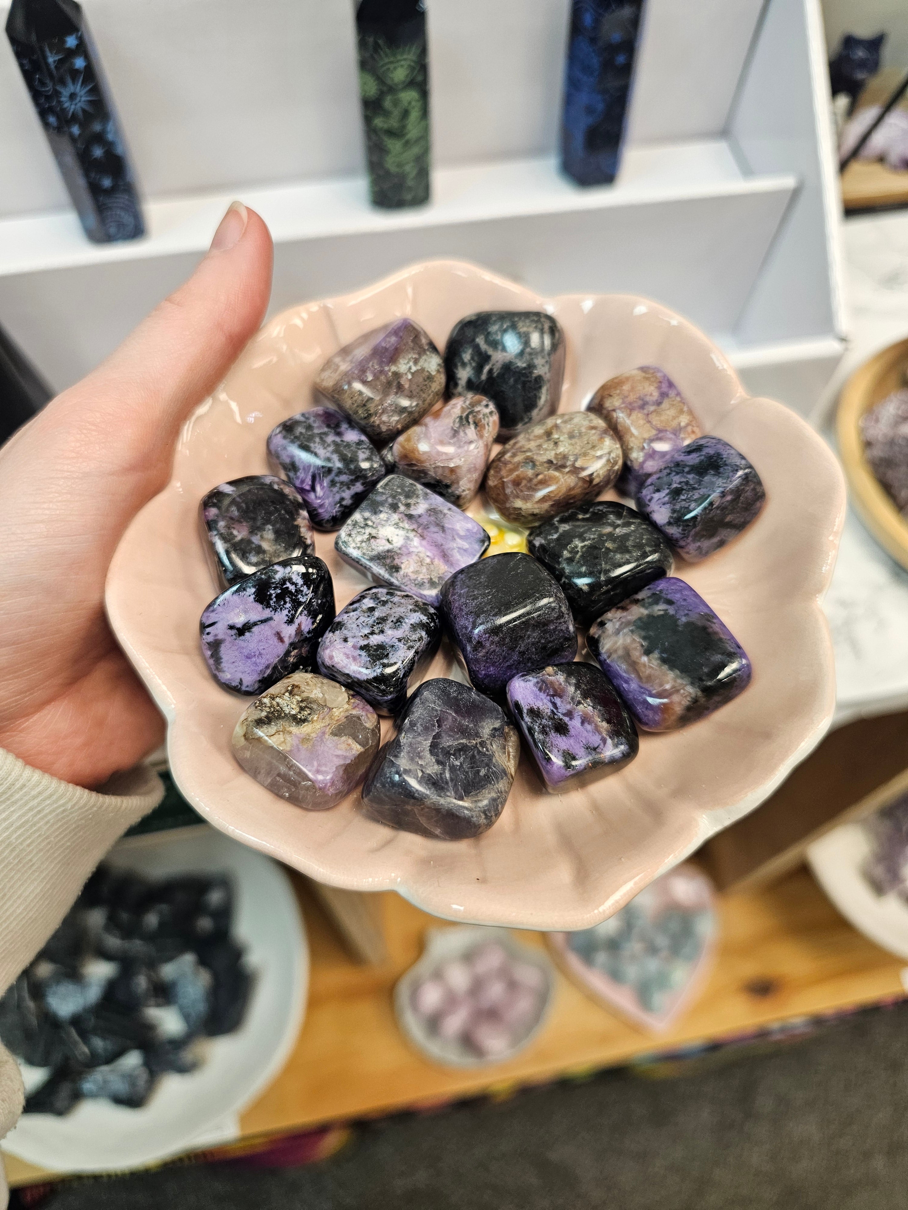 Charoite Crystal Tumblestone