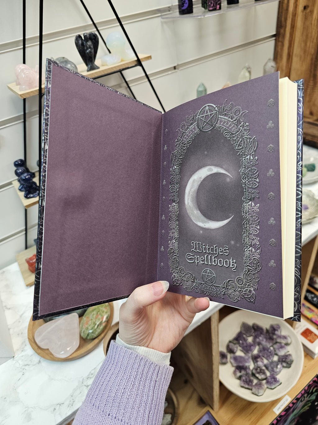 Witches Spellbook Cat & Pen Journal