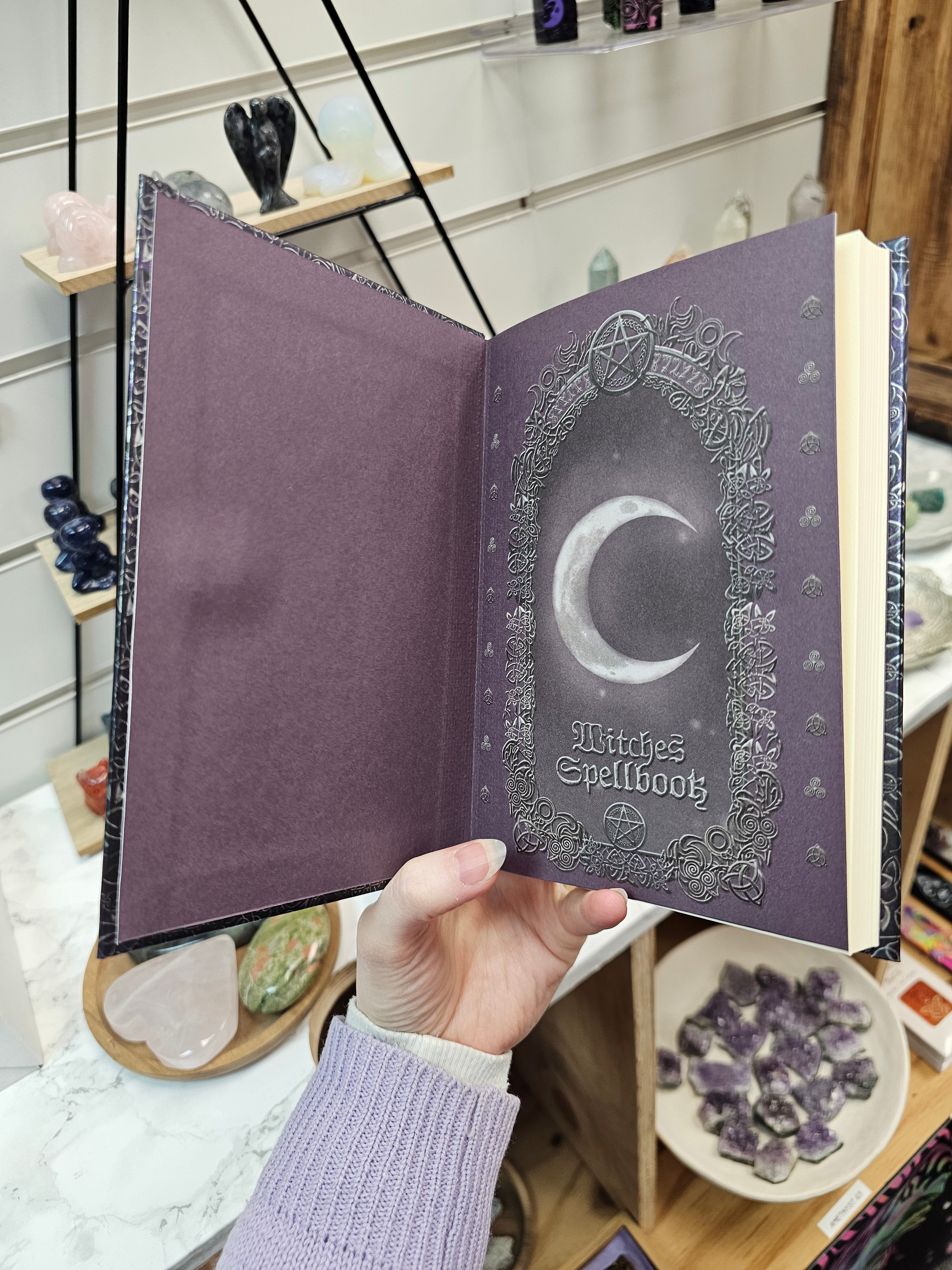Witches Spellbook Cat & Pen Journal