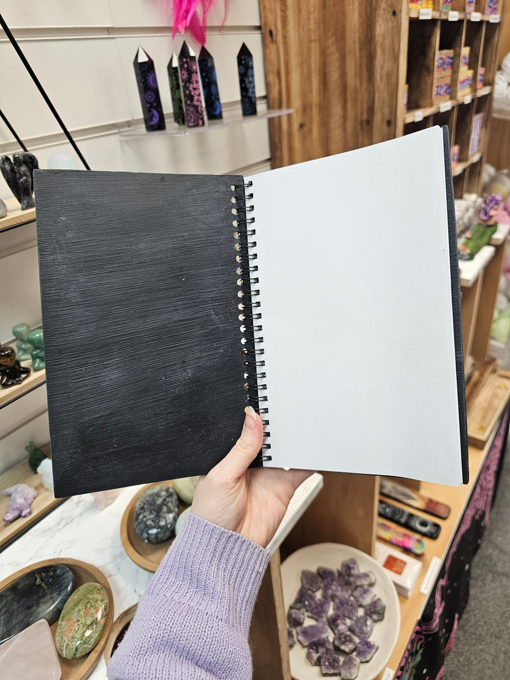 Book Of Shadows Resin Journal