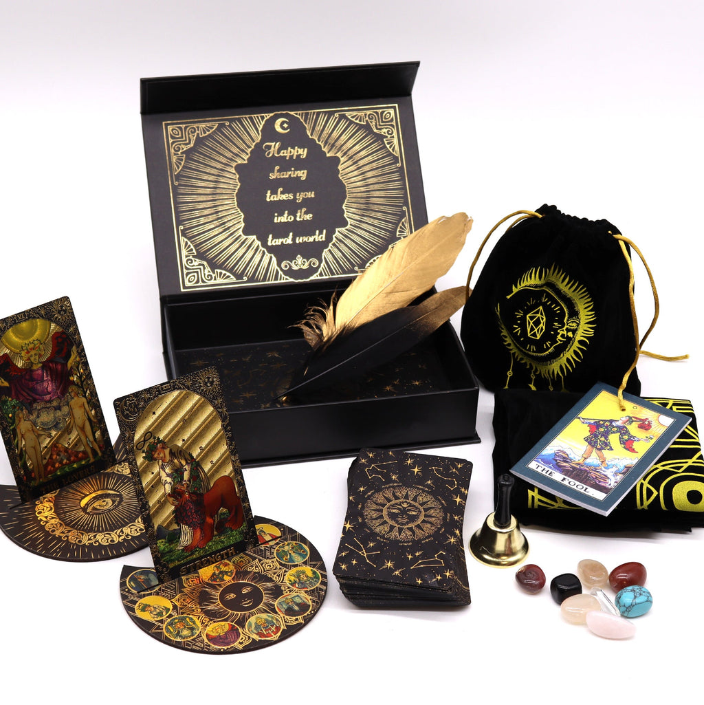 Gold Tarot Gift Set