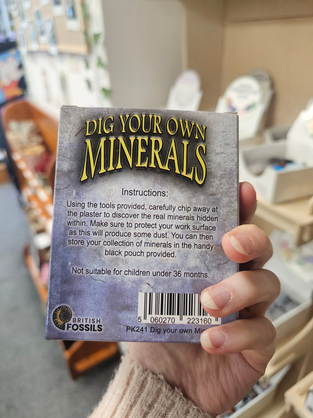 Dig Your Own Minerals Gift Set