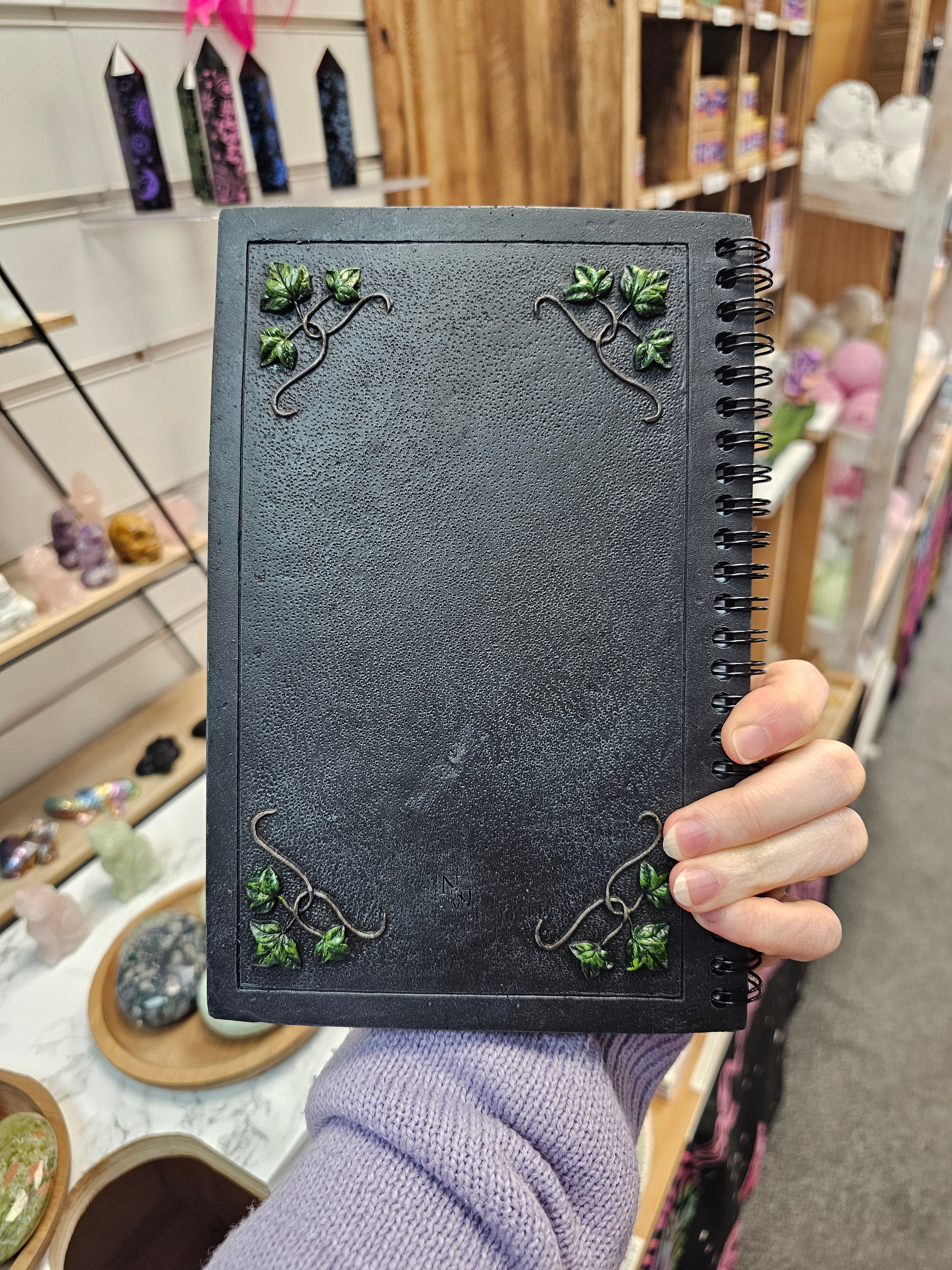 Book Of Shadows Resin Journal