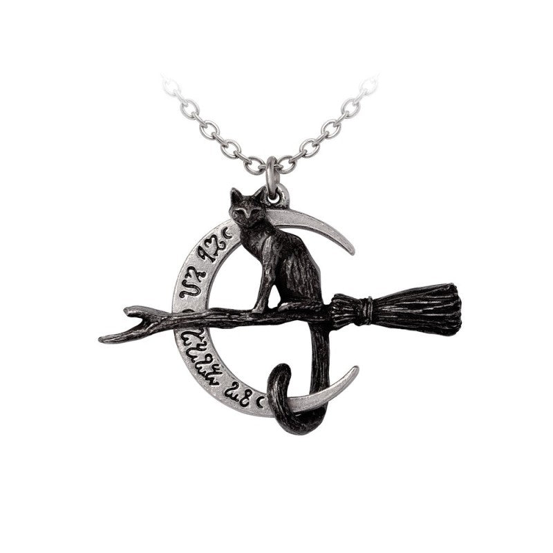 Cat & Moon Necklace