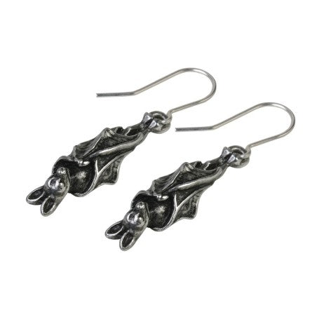 Hanging Bat Earings