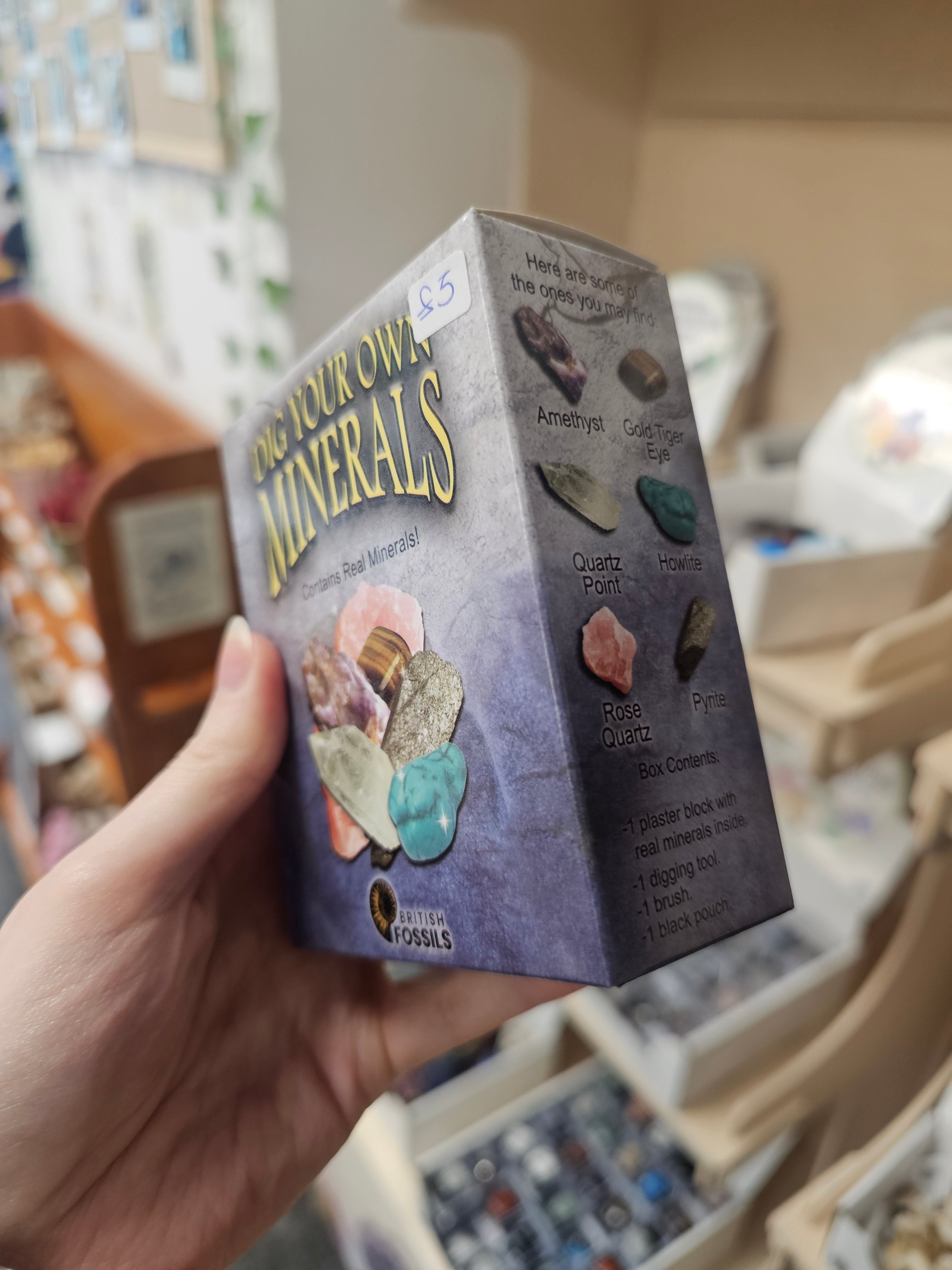 Dig Your Own Minerals Gift Set