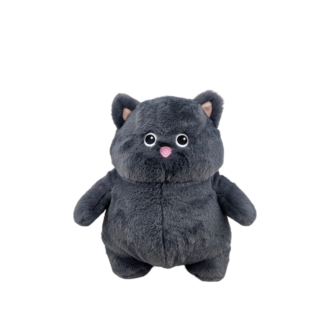 Fluffy Black Kitty KENJI Plushie