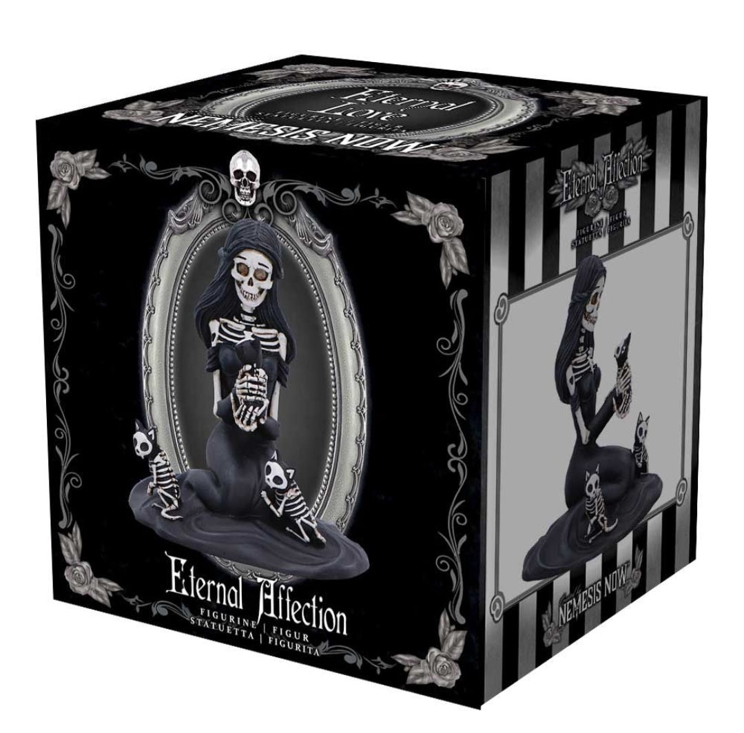 Eternal Affection Ornament - Skeleton Cats