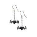 Black Soul Heart Earings