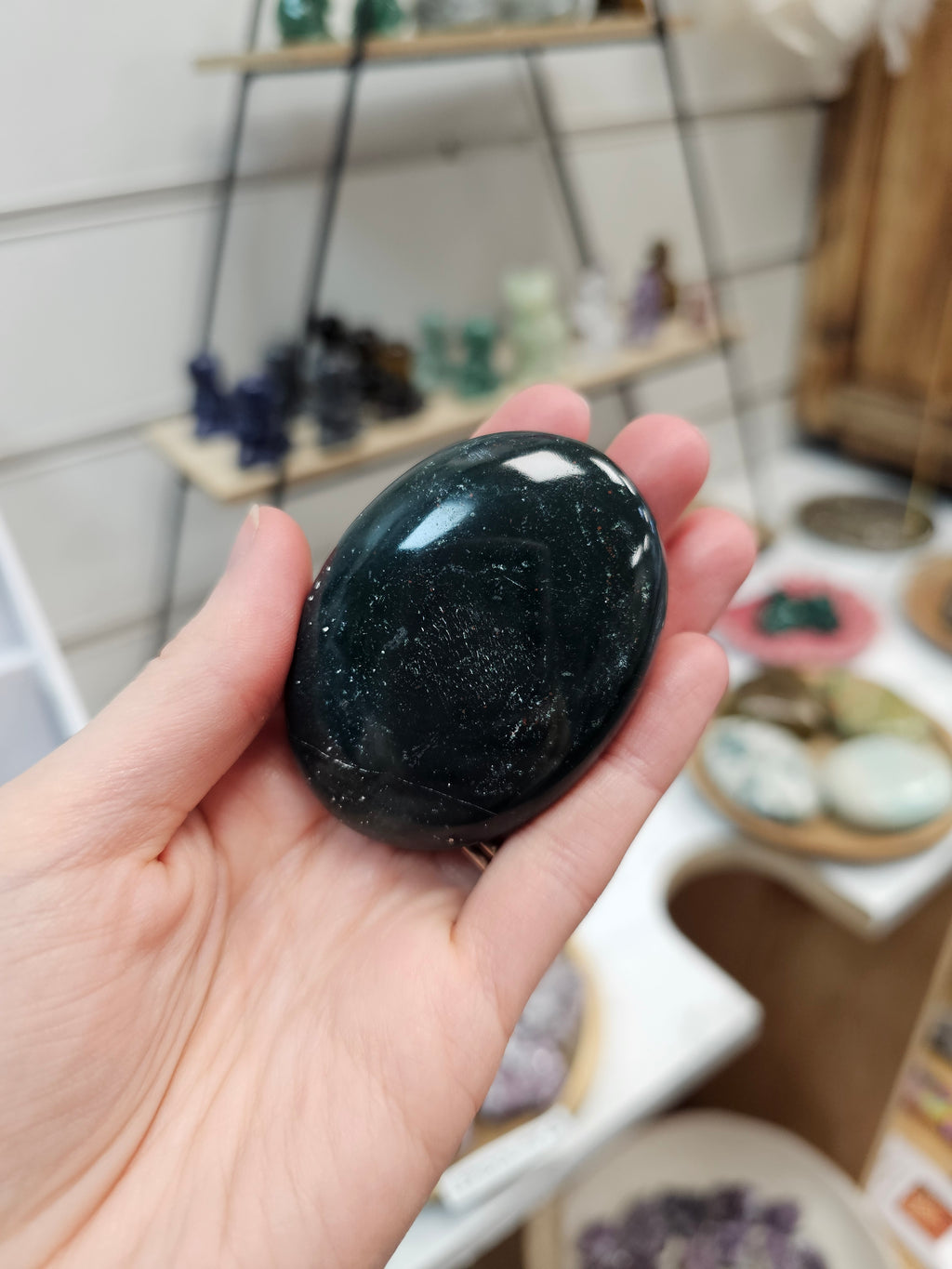 Bloodstone Crystal Palmstone