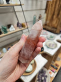 Fire Quartz Crystal Tower