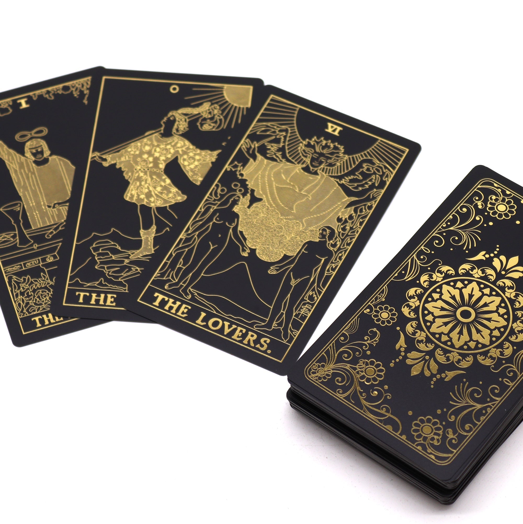 Gold Tarot Deck with Guide Book - Gift Box