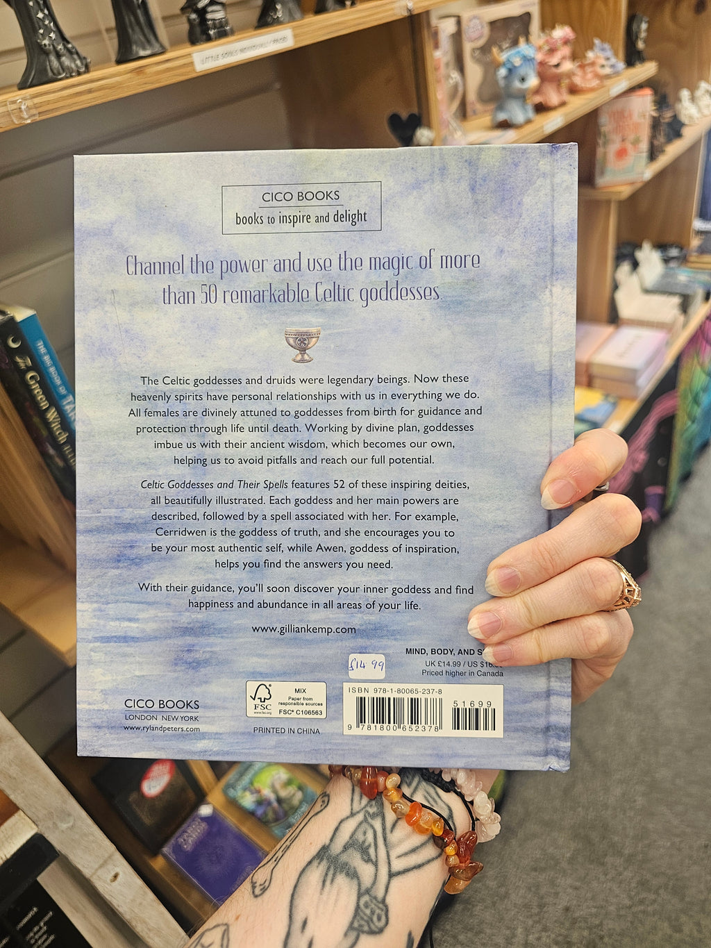 Celtic Goddesses And Their Spells Book