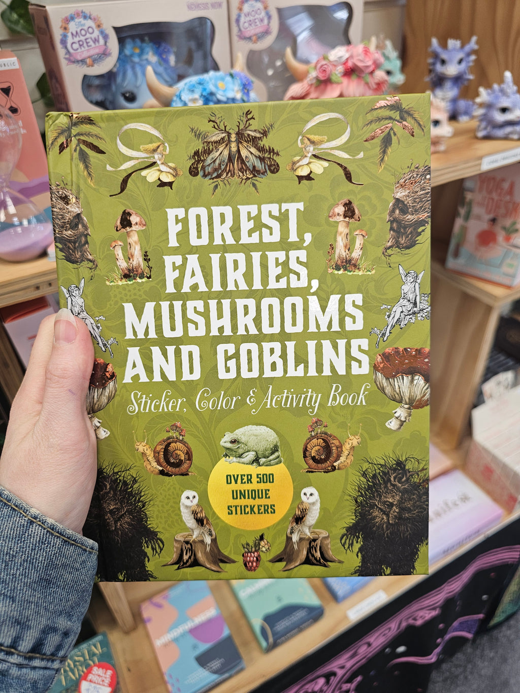 Forest, Fairies, Mushrooms And Goblins Sticker Book