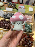 Cute Mushroom Ornament - Pink