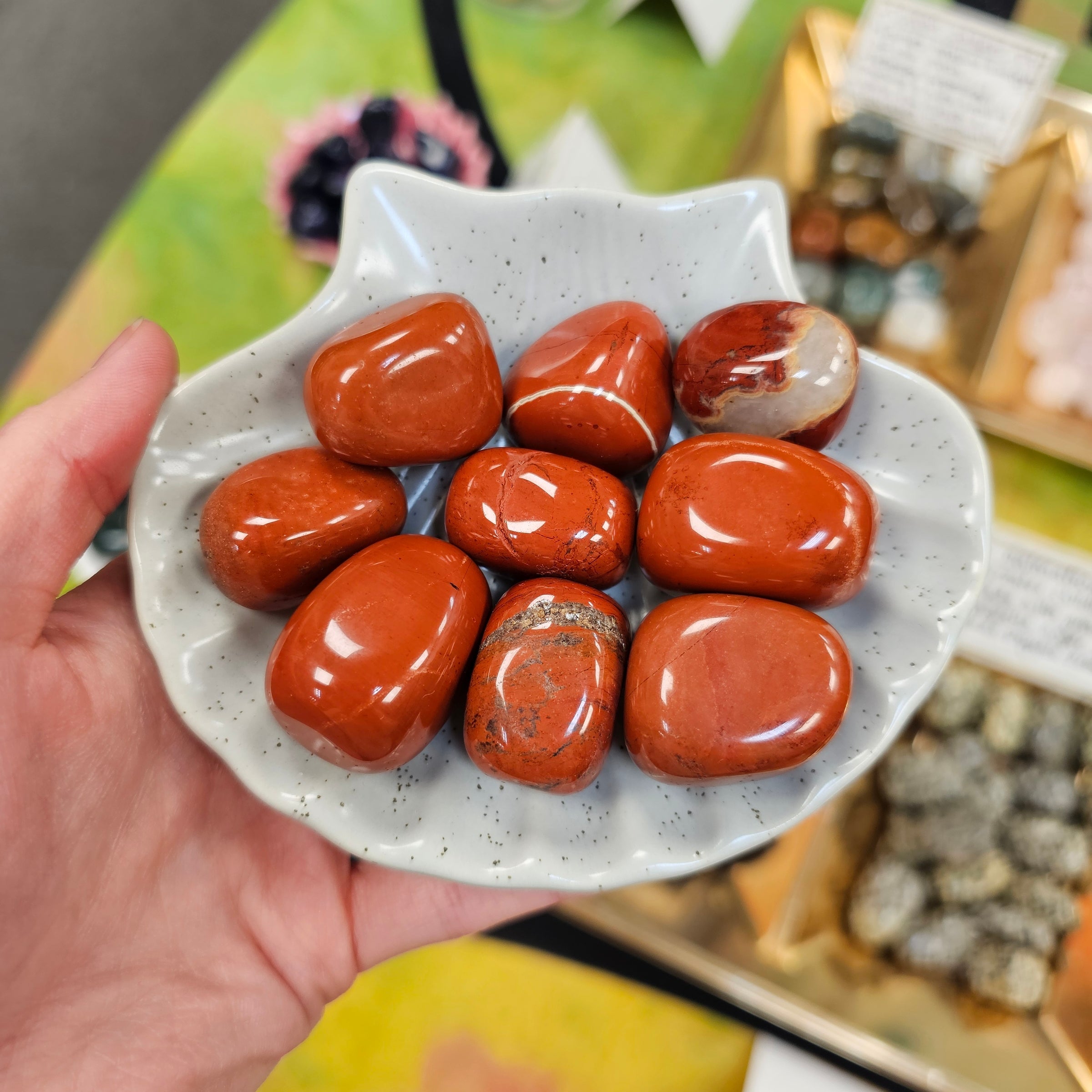 Red Jasper Crystal Tumblestone