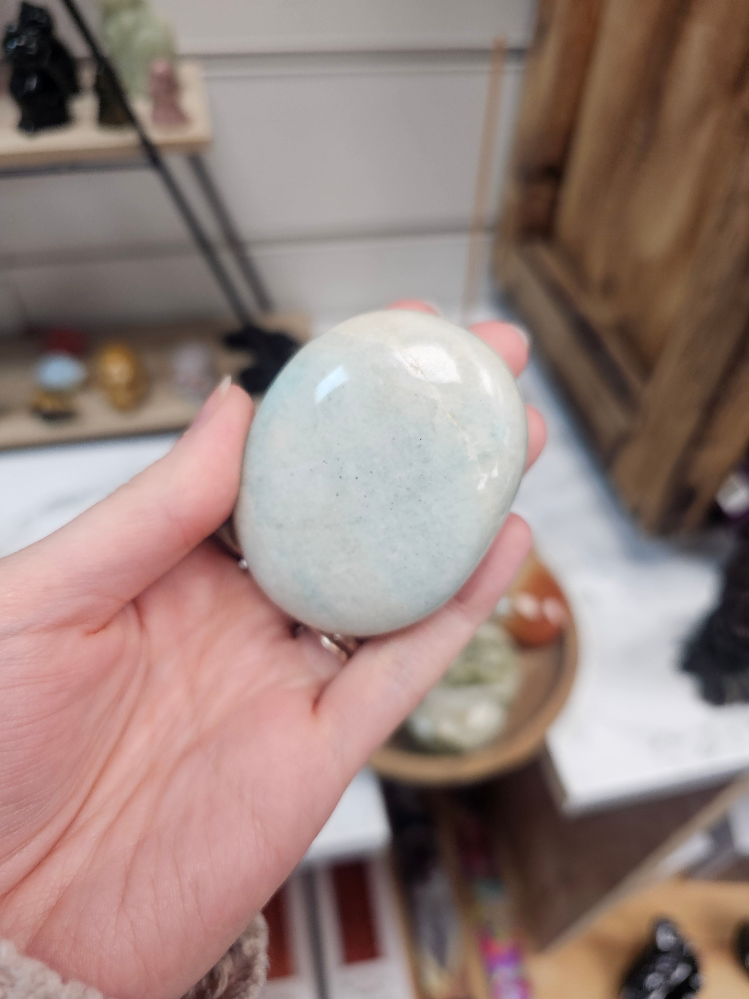 Amazonite Crystal Palmstone