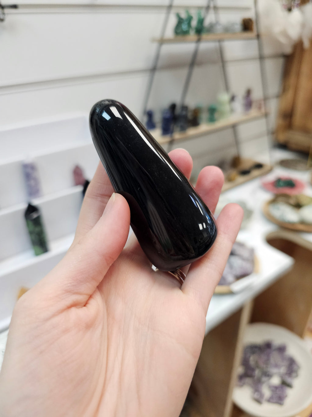 Obsidian Crystal Freeform