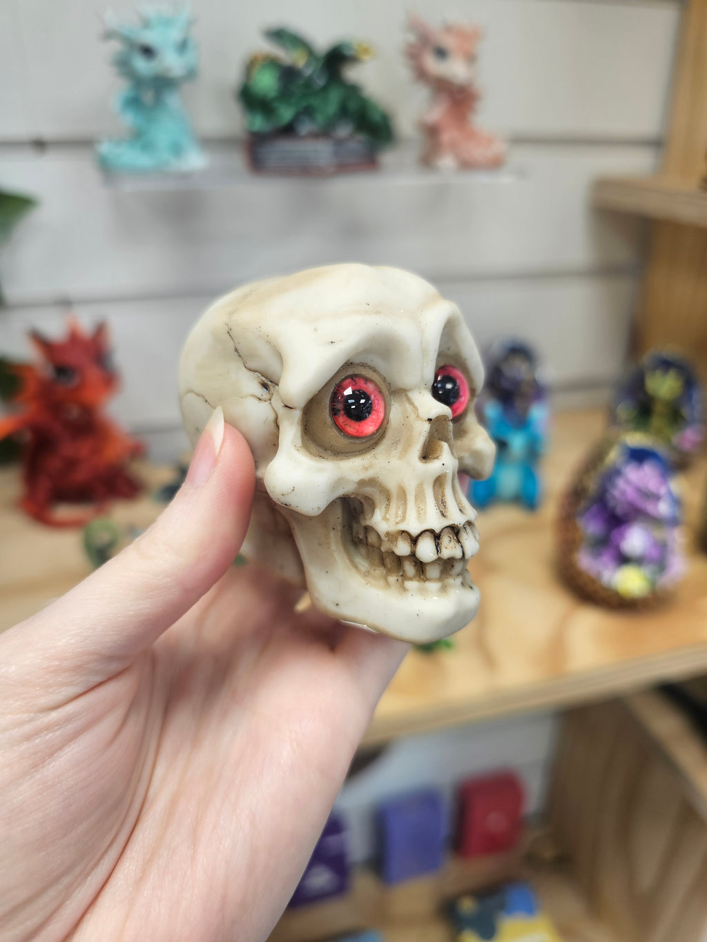 Skull - Eyes Wide Open (Red)