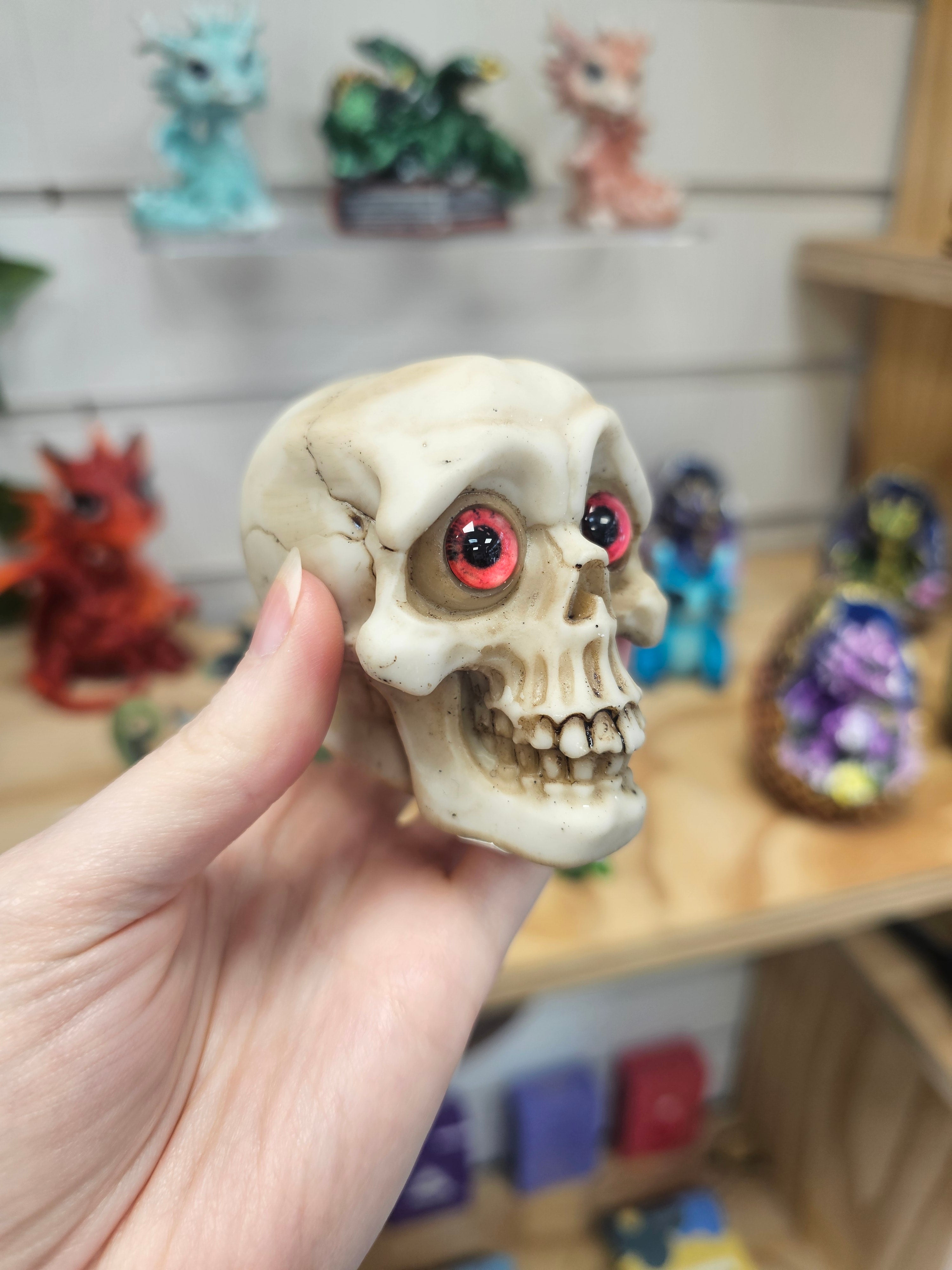Skull - Eyes Wide Open (Red)