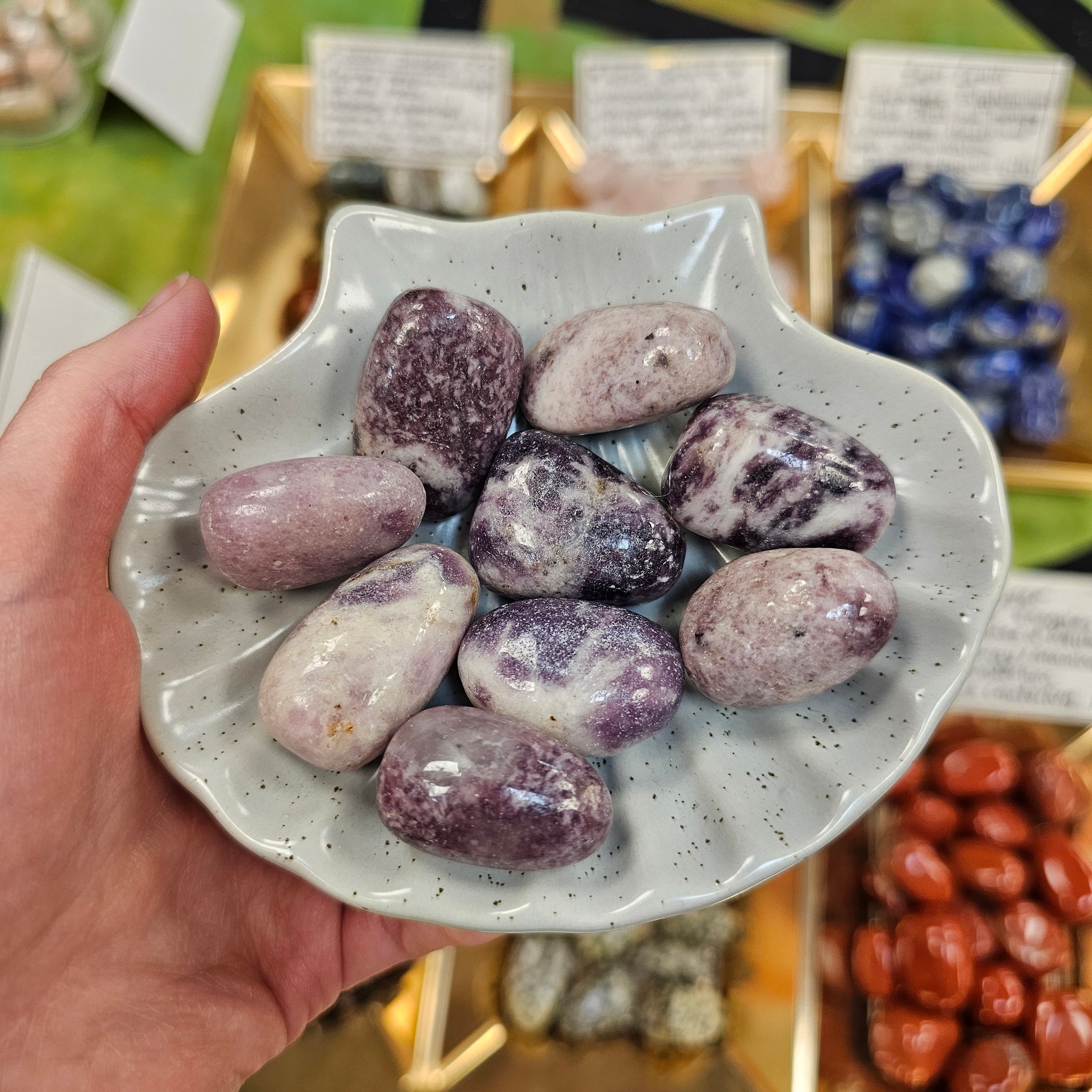 Lepidolite Crystal Tumblestone