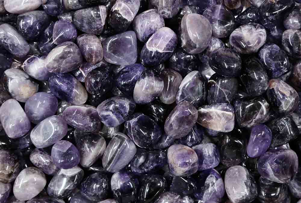 Amethyst Crystal Tumblestone