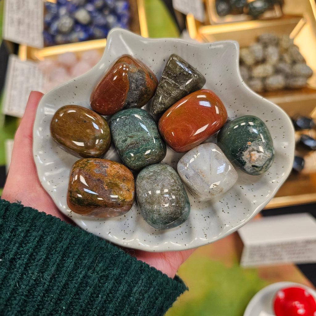 Ocean Jasper Crystal Tumblestone