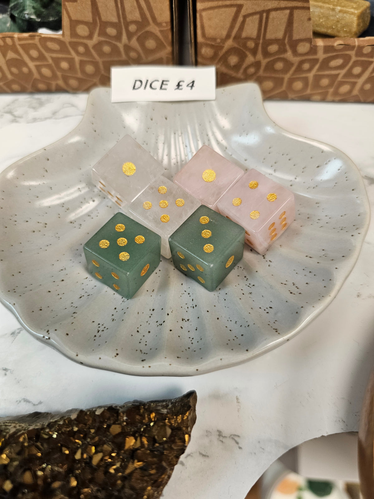 Crystal Dice Carving