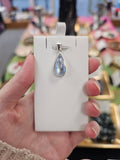 Blue Moonstone 925 Silver Crystal Pendant