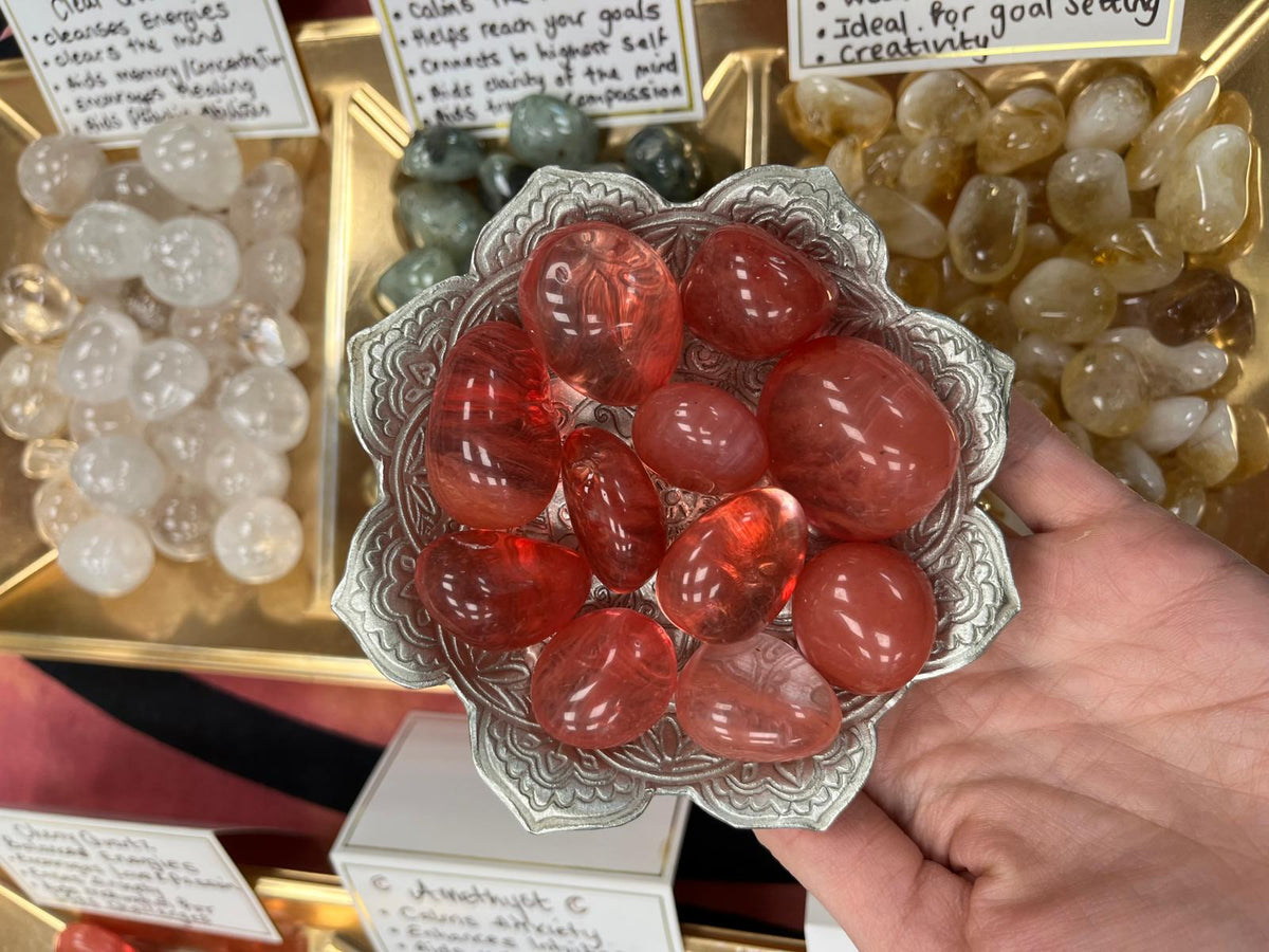 Cherry Quartz Tumblestone Crystal