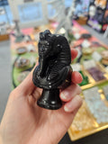 Tutankhamun Obsidian Crystal Carving