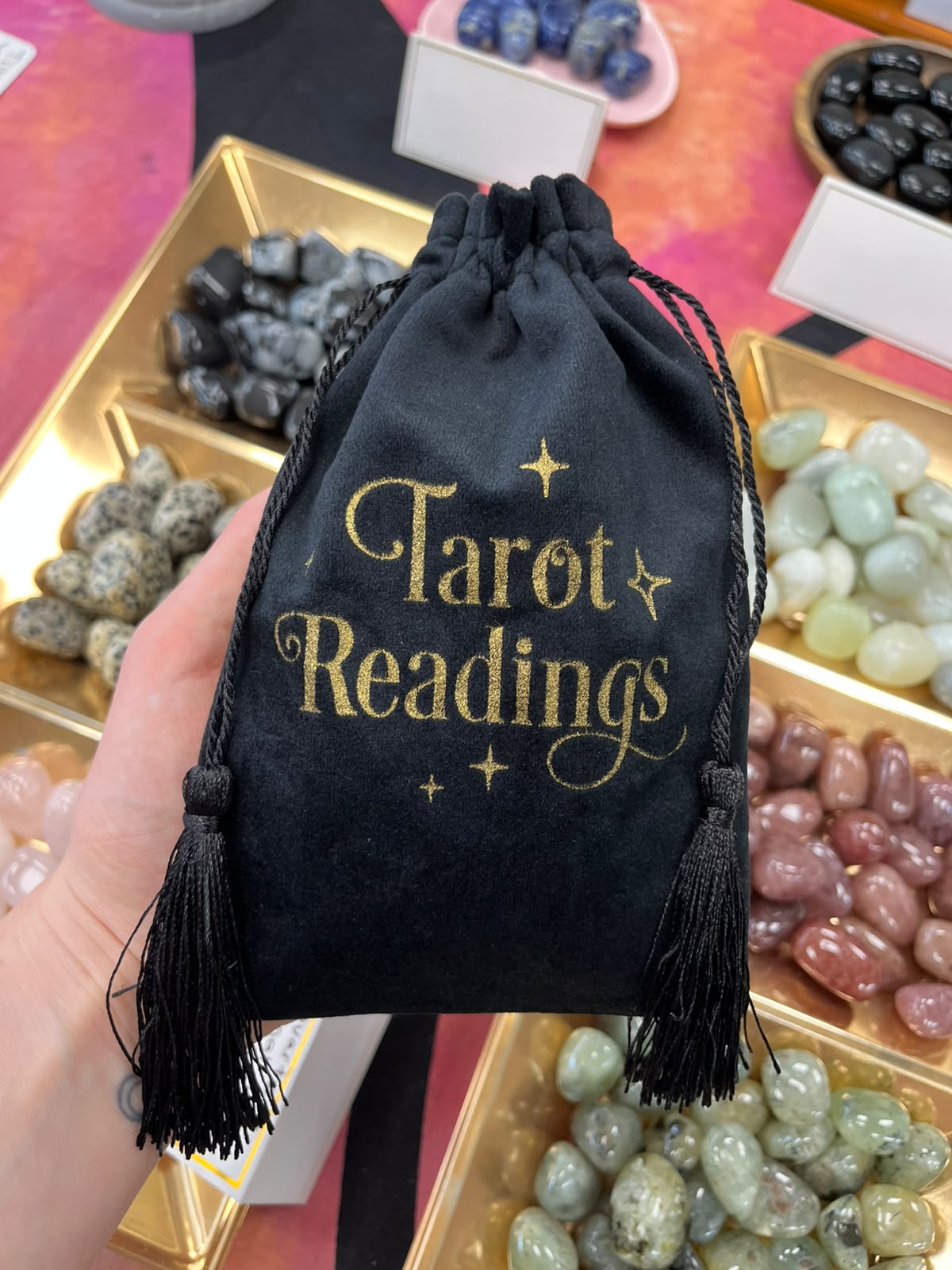 Black Velvet Tarot Pouch