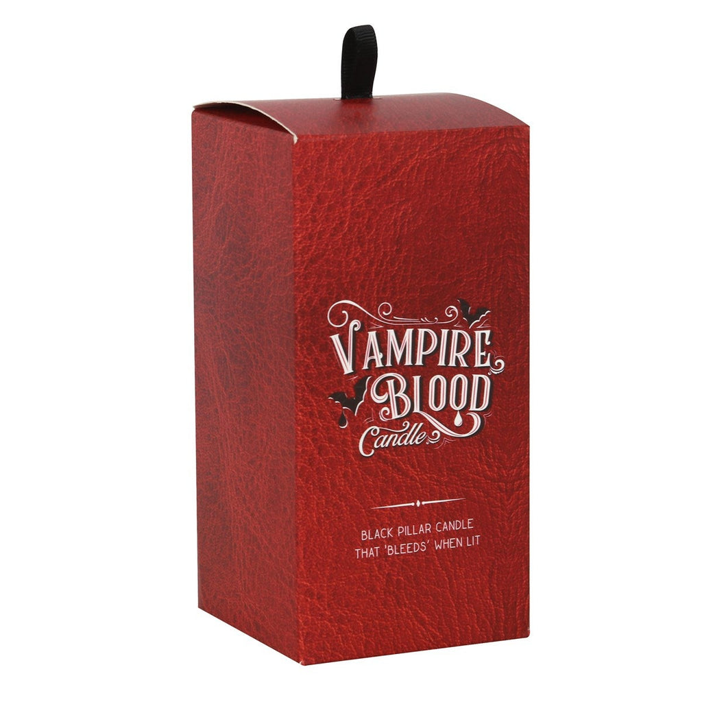 Bleeding Vampire Pillar Candle