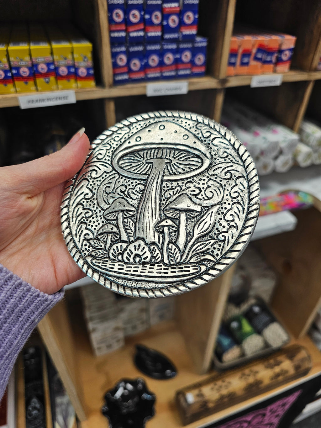 Mushroom Plate Incense Holder